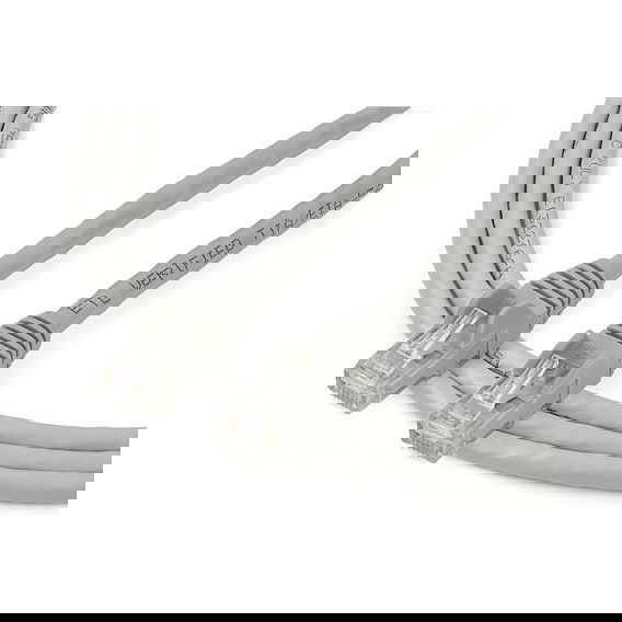 StarTech N6PATC2MGR Cable de Parcheo UTP Cat6 Gris 2m Anti-enredos, Verificado ETL