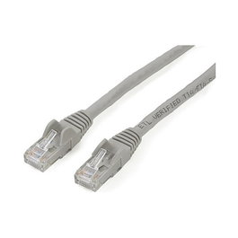StarTech N6PATC2MGR Cable de Parcheo UTP Cat6 Gris 2m Anti-enredos, Verificado ETL