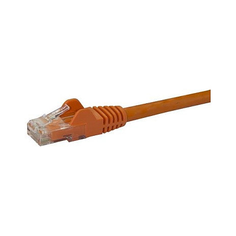 Startech Cable de red Cat6 U/UTP RJ45 Snagless 2m Naranja N6PATC2MOR