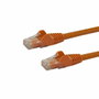 Startech Cable de red Cat6 U/UTP RJ45 Snagless 2m Naranja N6PATC2MOR