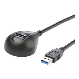 StarTech.com Cable de Extensión USB 3.2 Gen 1 de 1,5 m, USB A Macho a Hembra, Negro