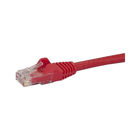 StarTech N6PATC2MRD Cable de Parcheo Cat6 UTP RJ45 Rojo 2 m Snagless - Gigabit Ethernet, 650 MHz, PoE, ETL Verificado