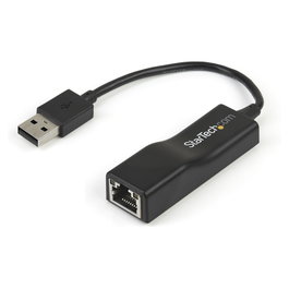 StarTech.com Adaptador USB 2.0 a RJ45 Ethernet 10/100 Mbps para Conectividad de Red