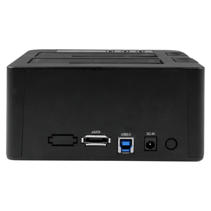 StarTech.com Duplicador USB 3.0/eSATA de Discos Duros de 2 Bahías para HDD/SSD SATA III de 2.5/3.5" - Estación de Acoplamiento Independiente, 1 Copia, Hasta 8 TB