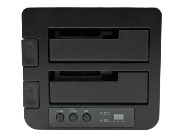 StarTech.com Duplicador Clonador de Disco Duro Standalone HDD SSD SATA 2.5" / 3.5" con Conexión USB 3.0 y eSATA para Copia sin Ordenador