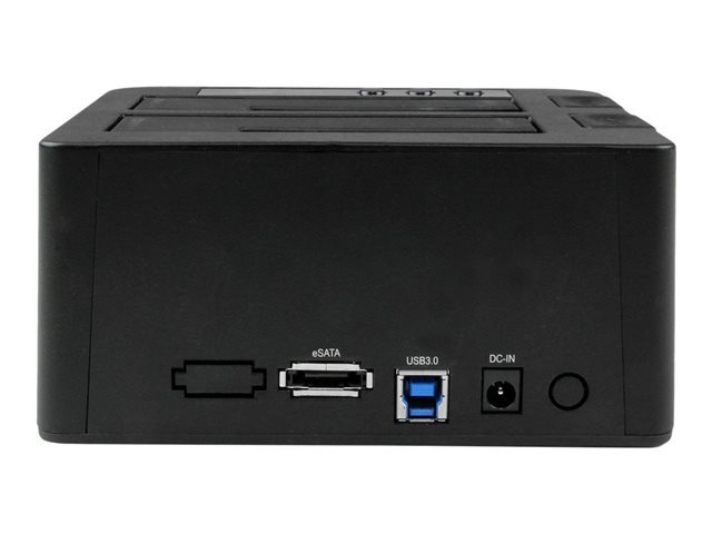 StarTech.com Duplicador Clonador de Disco Duro Standalone HDD SSD SATA 2.5" / 3.5" con Conexión USB 3.0 y eSATA para Copia sin Ordenador