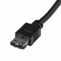 StarTech.com Cable Adaptador USB 3.0 a eSATA de 91 cm, 6 Gbps, Negro
