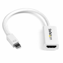 Startech Adaptador Mini DisplayPort a HDMI 4K @ 30Hz MDP2HD4KSW Blanco