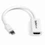 Startech Adaptador Mini DisplayPort a HDMI 4K @ 30Hz Blanco MDP2HD4KSW