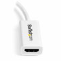 Startech Adaptador Mini DisplayPort a HDMI 4K @ 30Hz Blanco MDP2HD4KSW