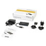 StarTech.com ST3300GU3B Hub USB 3.2 Gen 1 con Ethernet Gigabit y 3 Puertos USB, Aluminio, Negro
