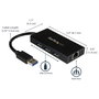 StarTech.com ST3300GU3B Hub USB 3.2 Gen 1 con Ethernet Gigabit y 3 Puertos USB, Aluminio, Negro