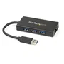 StarTech Hub USB 3.2 Gen 1 con Ethernet Gigabit y 3 puertos USB, Negro