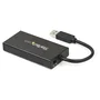 StarTech Hub USB 3.2 Gen 1 con Ethernet Gigabit y 3 puertos USB, Negro