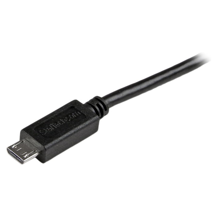 StarTech Cable USB 2.0 Micro-USB, Conector USB A Macho a Micro-USB B Macho, 2 metros, 480 Mbps, Negro, Plug and Play