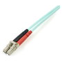 StarTech.com Cable de fibra óptica OM3 LC/LC de 5m, Turquesa