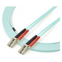 StarTech.com Cable de fibra óptica OM3 LC/LC de 5m, Turquesa