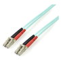 StarTech.com Cable de fibra óptica OM3 LC/LC de 5m, Turquesa