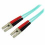 StarTech.com Cable de fibra óptica OM3 LC/LC de 5m, Turquesa