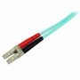 StarTech.com Cable de fibra óptica OM3 LC/LC de 5m, Turquesa
