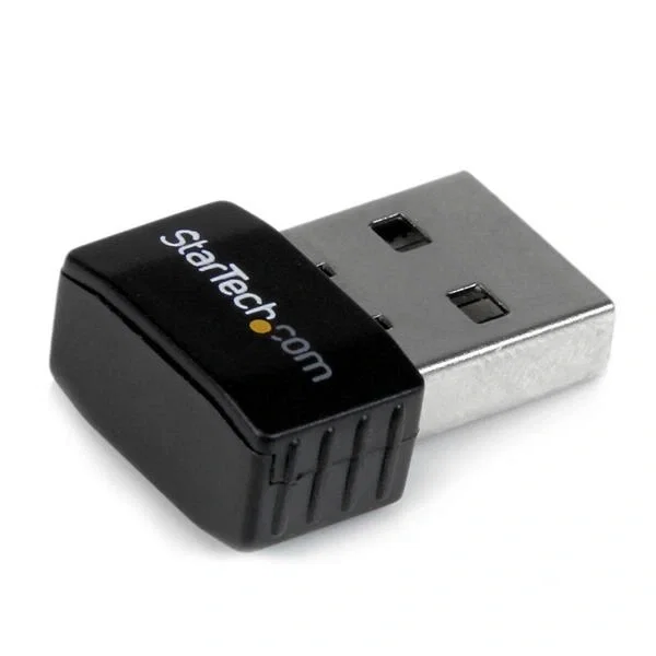 StarTech.com Mini Adaptador WiFi USB 2.0 de Red Inalámbrico Wireless N 300 Mbps - Externo 802.11n 2T2R Negro StarTech.com Mini Adaptador WiFi USB 2.0 de Red Inalámbrico Wireless N 300 Mbps - Externo 802.11n 2T2R Negro