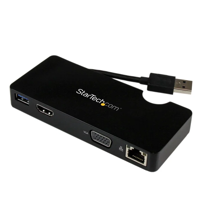 StarTech.com USB3SMDOCKHV Replicador de puertos USB 3.0 con HDMI y VGA