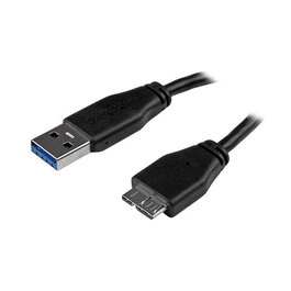 StarTech Cable USB 3.0 Micro Slim Macho a Macho 15cm / 6 pulgadas