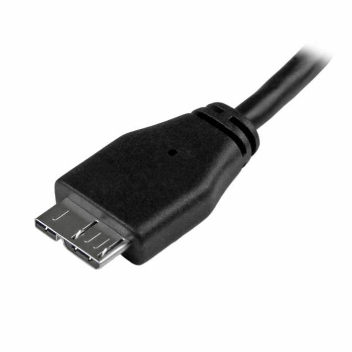 Startech Cable USB A a Micro-USB B Delgado de 15 cm USB 3.2 Gen 1 Negro