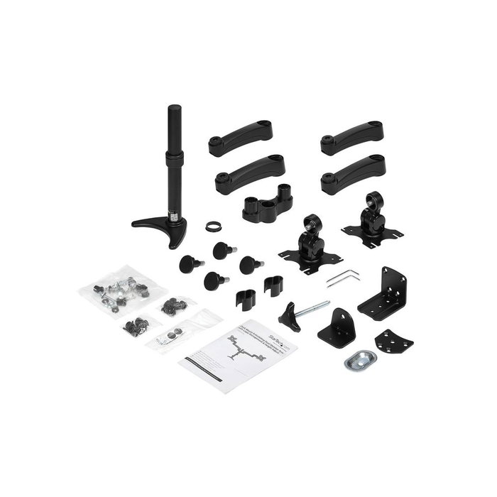 StarTech.com Soporte para Dos Monitores con Brazos Articulados ARMDUAL Negro