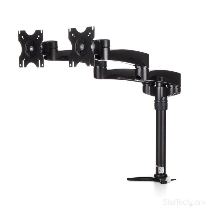 StarTech.com Soporte para Dos Monitores con Brazos Articulados ARMDUAL Negro
