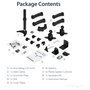 StarTech.com Soporte Brazo Articulado Dual para 2 Monitores, 13.6 kg, 12 a 24 Pulgadas, VESA 100x100, Abrazadera Escritorio, Negro