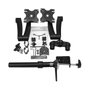 StarTech.com Soporte Brazo Articulado Dual para 2 Monitores, 13.6 kg, 12 a 24 Pulgadas, VESA 100x100, Abrazadera Escritorio, Negro