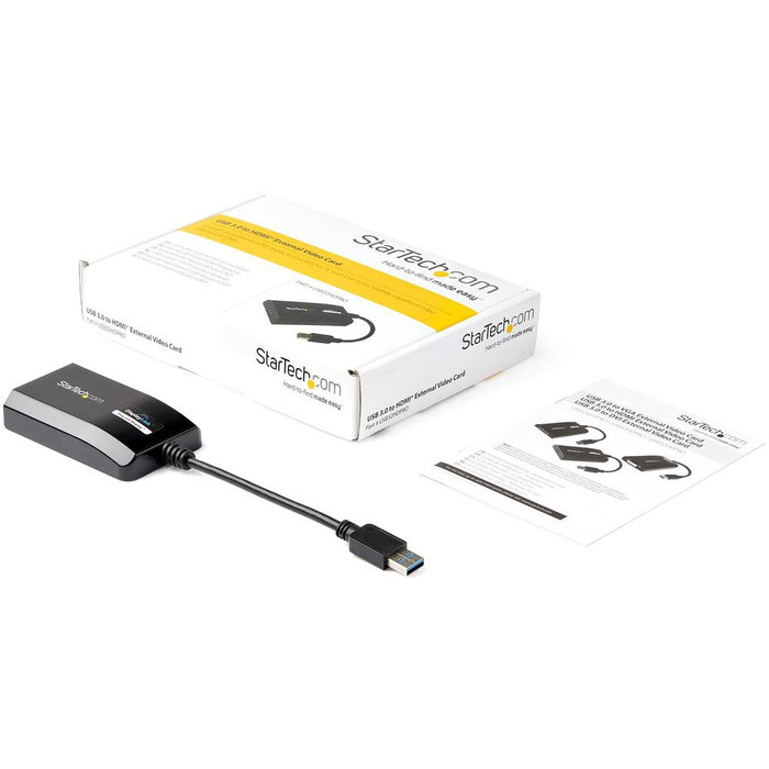 StarTech.com USB32HDPRO Adaptador USB 3.0 a HDMI, Resolución 1920x1200, DisplayLink, Audio, Multimonitor