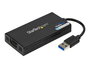 StarTech Adaptador Gráfico Externo USB 3.0 a HDMI 4K, Multi Monitor con DisplayLink, Soporta Windows, macOS, Chrome OS, Ubuntu