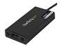 StarTech Adaptador Gráfico Externo USB 3.0 a HDMI 4K, Multi Monitor con DisplayLink, Soporta Windows, macOS, Chrome OS, Ubuntu