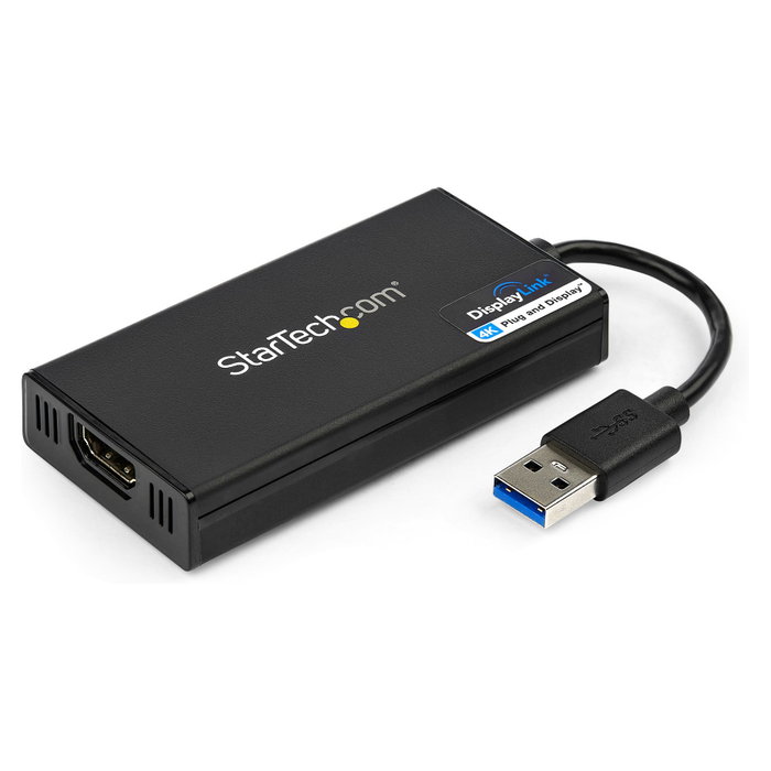 StarTech.com Adaptador Gráfico Externo USB 3.0 a HDMI UltraHD 4K 30Hz StarTech.com Adaptador Gráfico Externo USB 3.0 a HDMI UltraHD 4K 30Hz