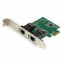 StarTech.com Adaptador Tarjeta de Red NIC PCI Express de 2 Puertos Gigabit Ethernet RJ45 ST1000SPEXD4