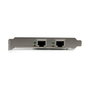 StarTech.com Adaptador Tarjeta de Red NIC PCI Express de 2 Puertos Gigabit Ethernet RJ45 ST1000SPEXD4