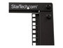 StarTech.com Rack de Marco Abierto 12U de 4 Columnas, 19 Pulgadas, con Ruedas y Profundidad Ajustable