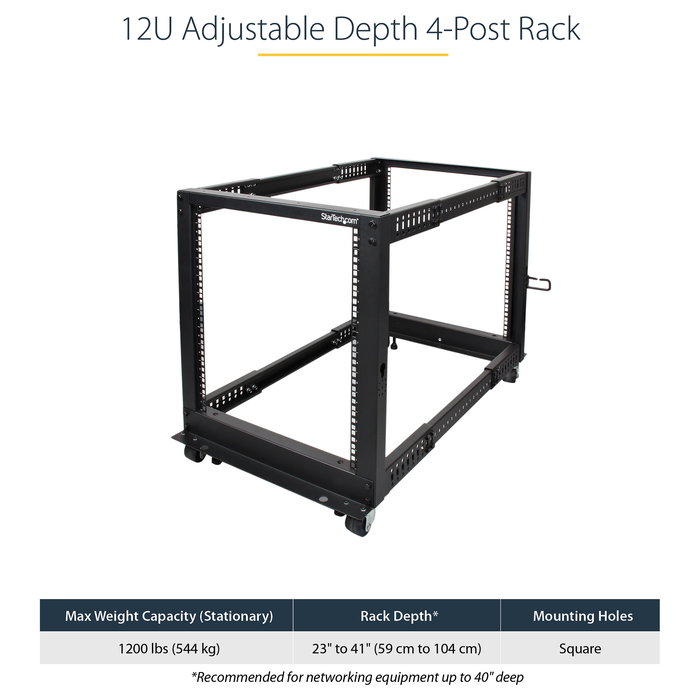 Armario Rack Mural Startech 4POSTRACK12U