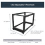 Armario Rack Mural Startech 4POSTRACK12U