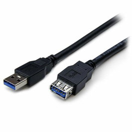 StarTech Cable de Extensión USB 3.2 Gen 1 de 2m Negro USB-A Macho a Hembra USB3SEXT2MBK