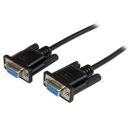 StarTech.com 1M BLACK DB9 NULL MODEM CABLESERIAL NULL MODEM CABLE BLACK