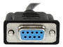 StarTech.com Cable Módem Nulo RS232 DB9 Hembra-Hembra 2 metros (2m) Negro para Comunicación Serie Directa