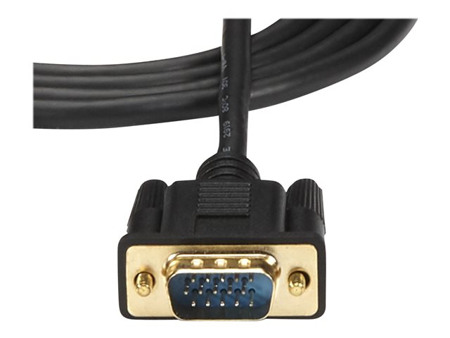 StarTech Adaptador Activo HDMI a VGA Cable con Audio 2m, 1080p/1920x1200, Alimentación USB, P/N MST30C2DPPD, Negro