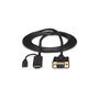 StarTech.com Cable Conversor Activo HDMI a VGA HD2VGAMM6, 1,9 m, Negro