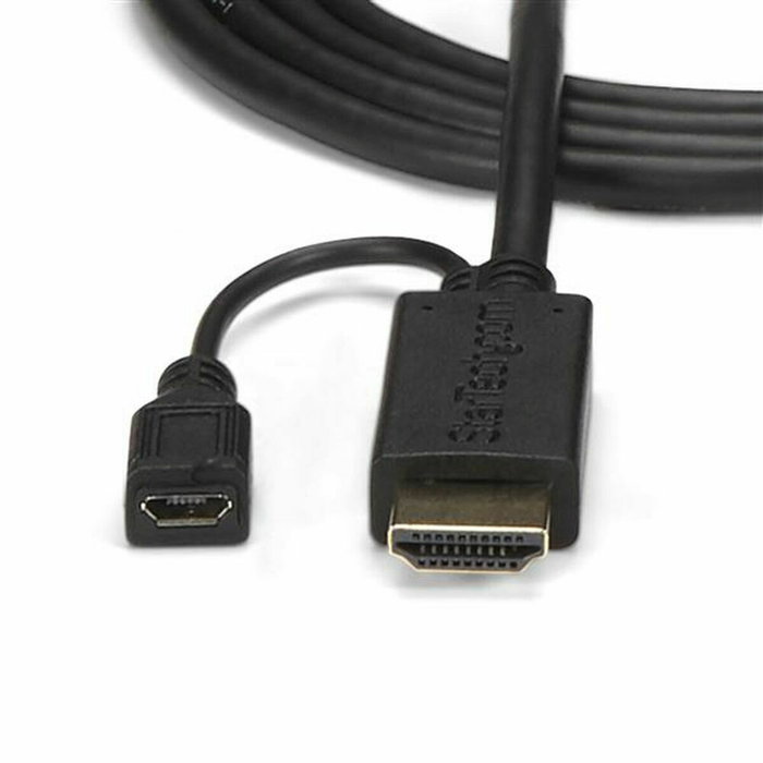 StarTech.com Cable Conversor Activo HDMI a VGA, 3m, Negro