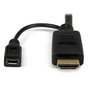 Cable HDMI Startech HD2VGAMM3 0,9 m Micro USB VGA