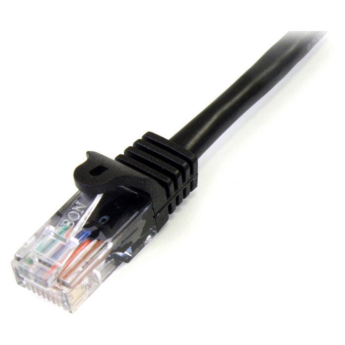 Startech Cable de red Cat5e U/UTP 1m Negro RJ45 Snagless Startech Cable de red Cat5e U/UTP 1m Negro RJ45 Snagless