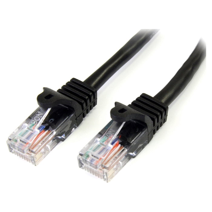 Startech Cable de red Cat5e U/UTP 1m Negro RJ45 Snagless Startech Cable de red Cat5e U/UTP 1m Negro RJ45 Snagless